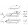 Table induction WHIRLPOOL WBB8360NE